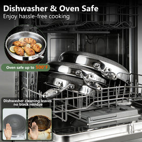 Vocvee pan delivers even heat distribution for consistent sautéing