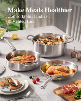 VocVoi pan is induction compatible for versatile stovetop use.