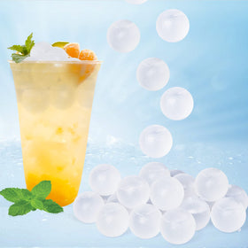 VOGVOG clear round ice cubes for drinks stay cold without diluting flavor.