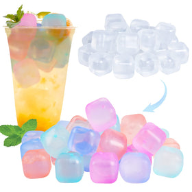 VOGVOG color-changing ice cubes in a glass for drinks