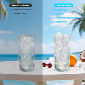 VOGVOG BPA-free washable ice cubes designed for reuse