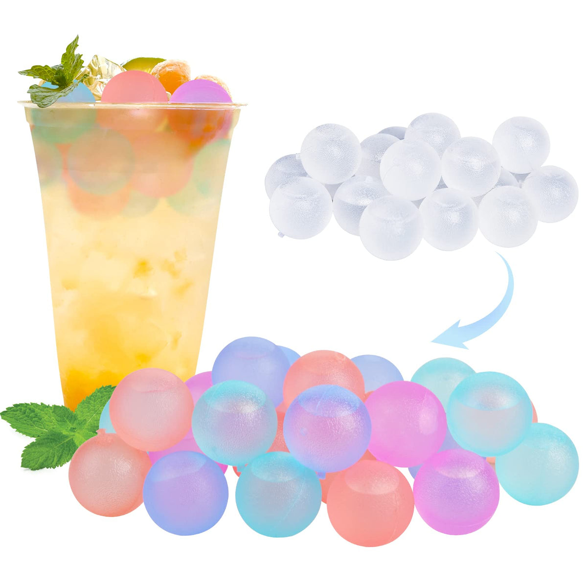VOGVOG color-changing ice cubes enhance drinks without dilution.