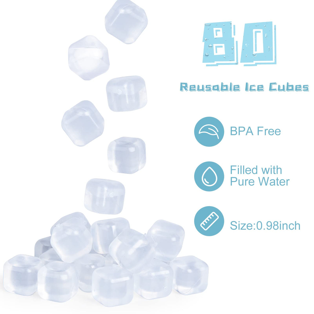 VOGVOG durable ice cubes enhance whiskey cooling and glassware aesthetics.