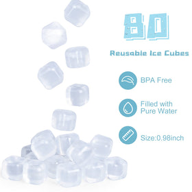VOGVOG durable ice cubes enhance whiskey cooling and glassware aesthetics.