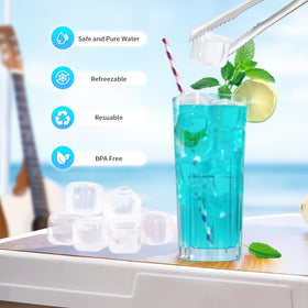VOGVOG non-melting ice cubes preserve drink texture while cooling