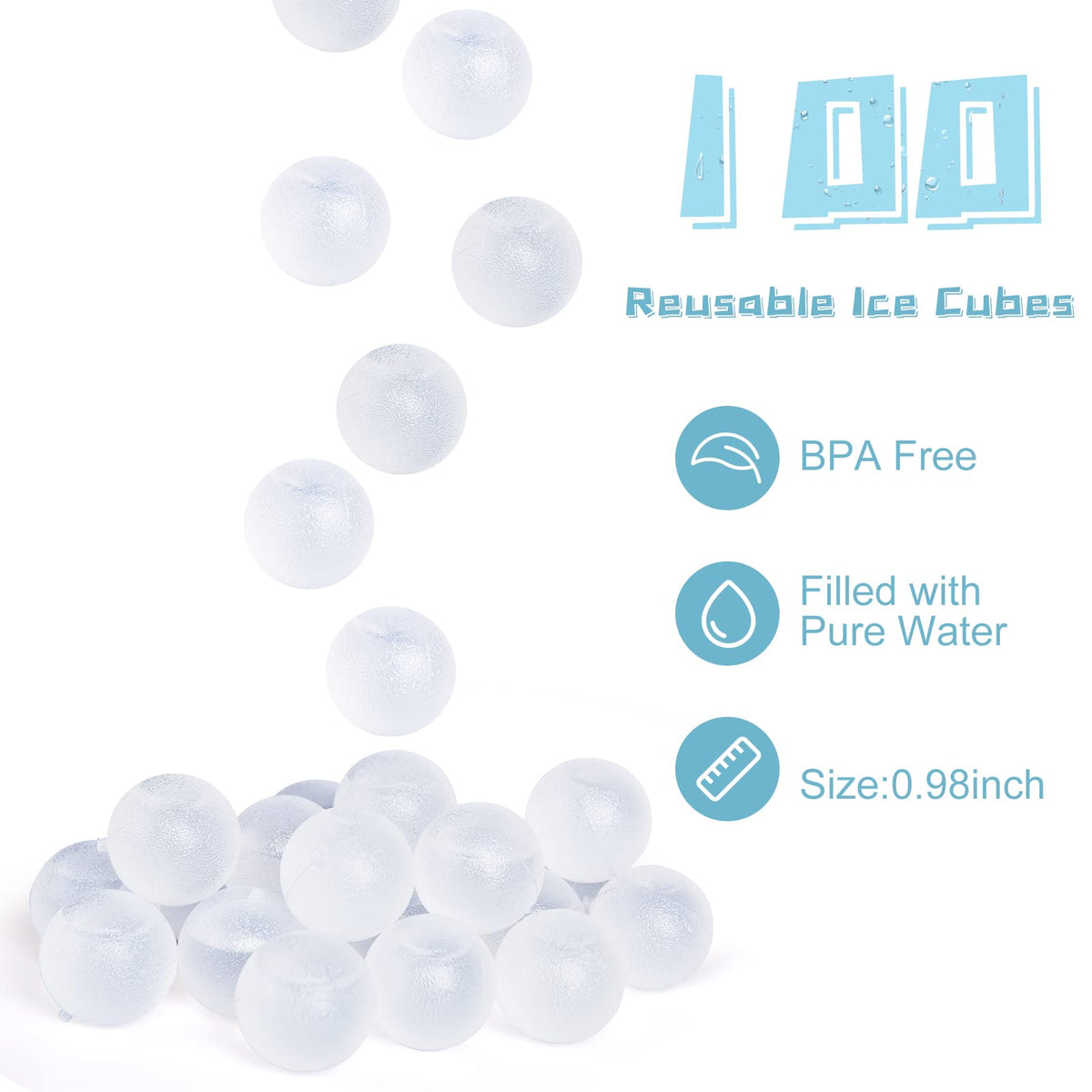 VOGVOG 100-piece pack ensures steady chilling at parties.