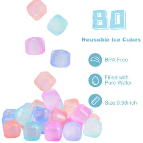 VOGVOG reusable ice cubes chilling a drink without dilution