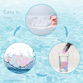 VOGVOG round ice cubes preserve flavor in cocktails by avoiding dilution.