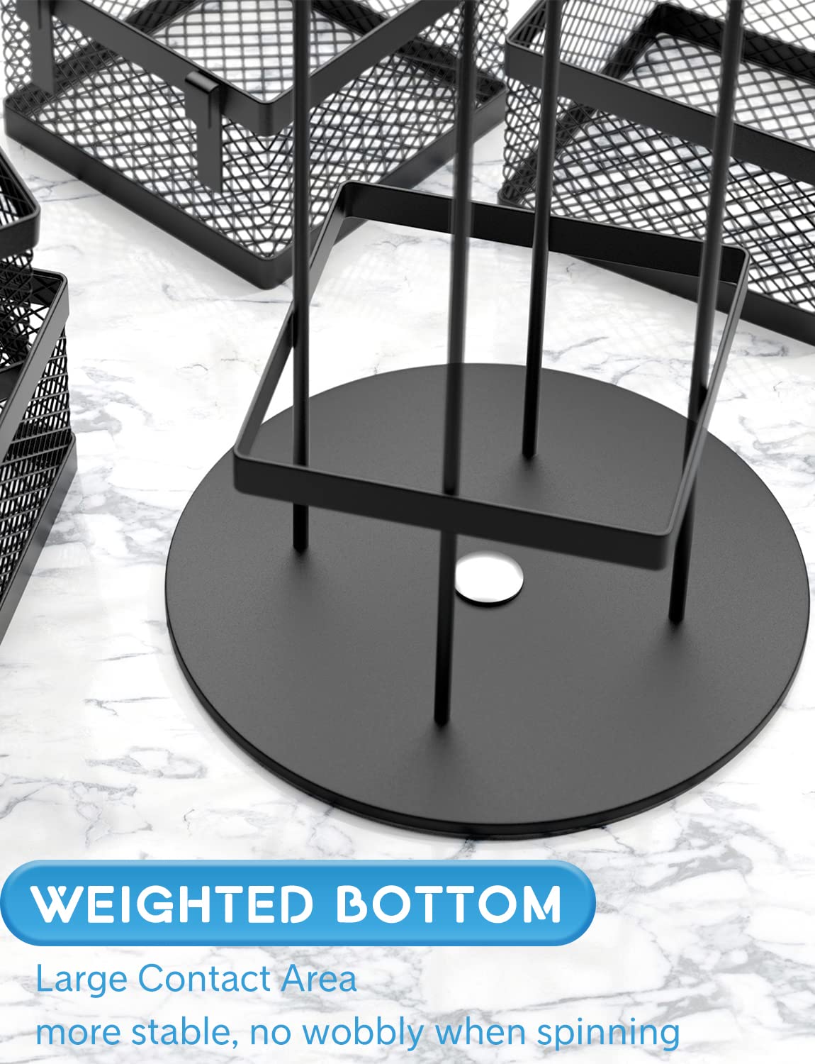 VOGWOLTH modern black tea bar decor adds elegance to any countertop.
