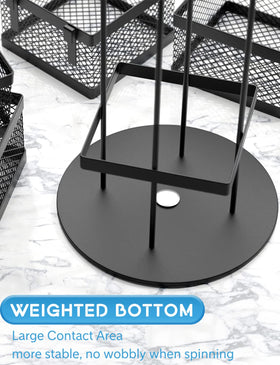 VOGWOLTH modern black tea bar decor adds elegance to any countertop.