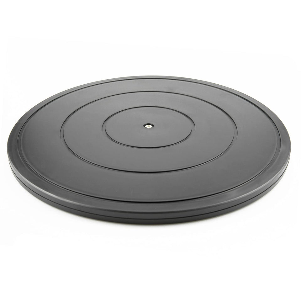 VOLCANOES CLUB 16-Inch Lazy Susan rotating plate for TV screens.