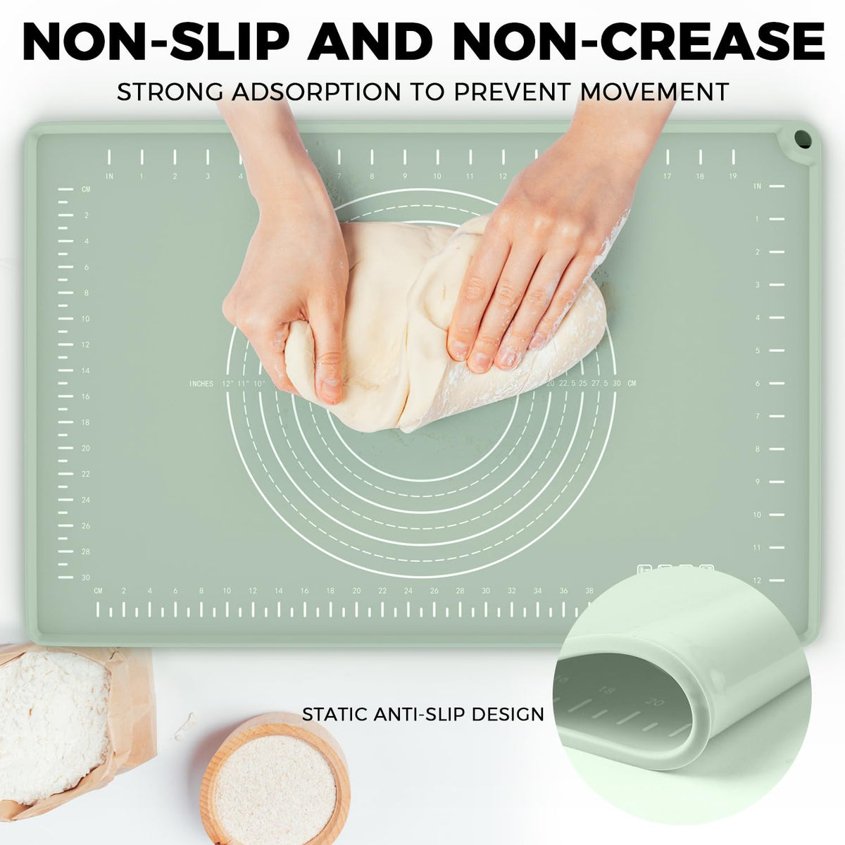 Volikos 24x16 mat doubles as countertop protector and dining mat