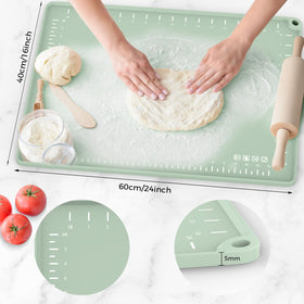 Volikos mat showing metric and inch measurements for precise sizing