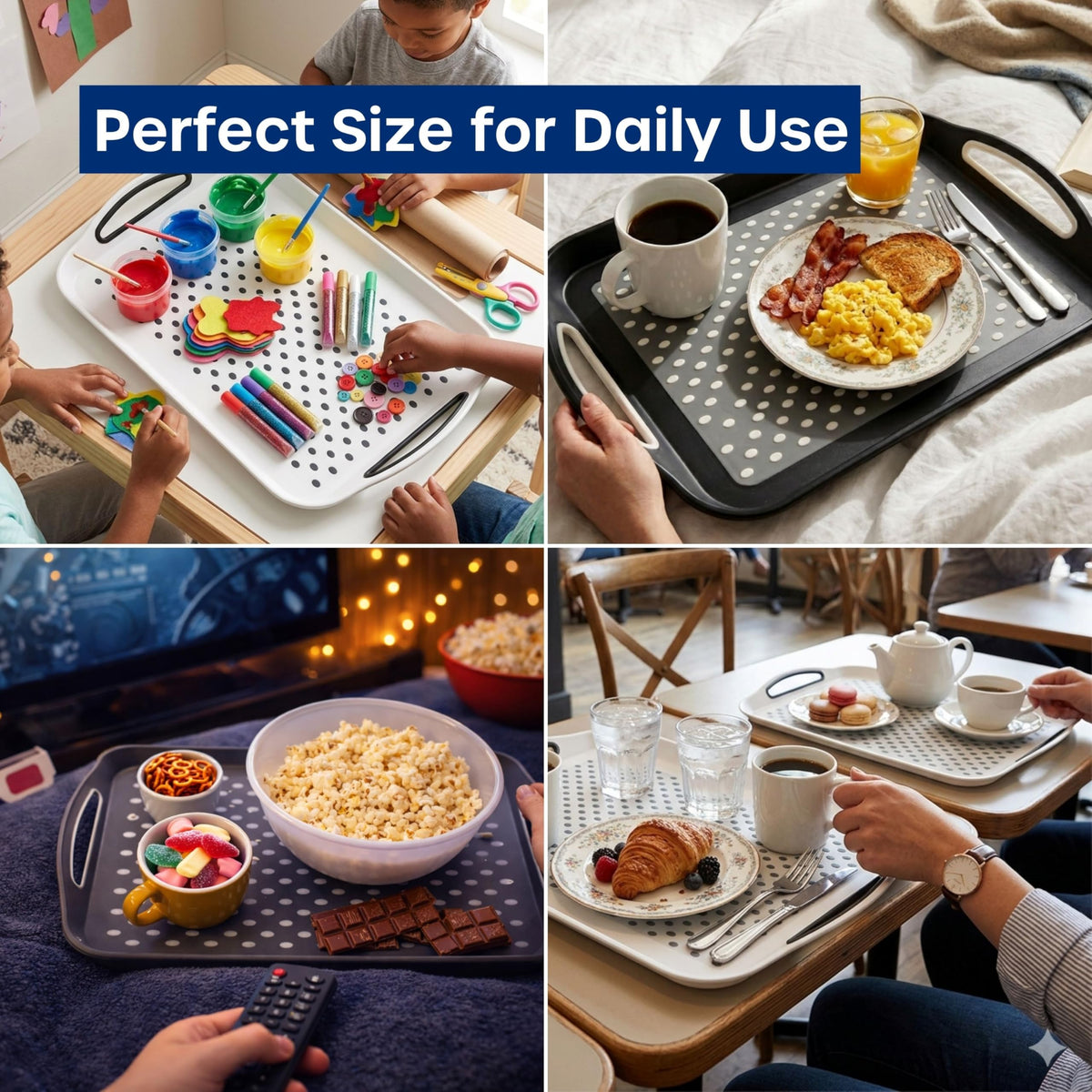 Volila trays are easy to clean to save time.