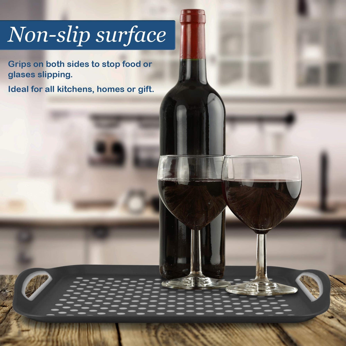 Volila two-pack stacks neatly for compact storage.