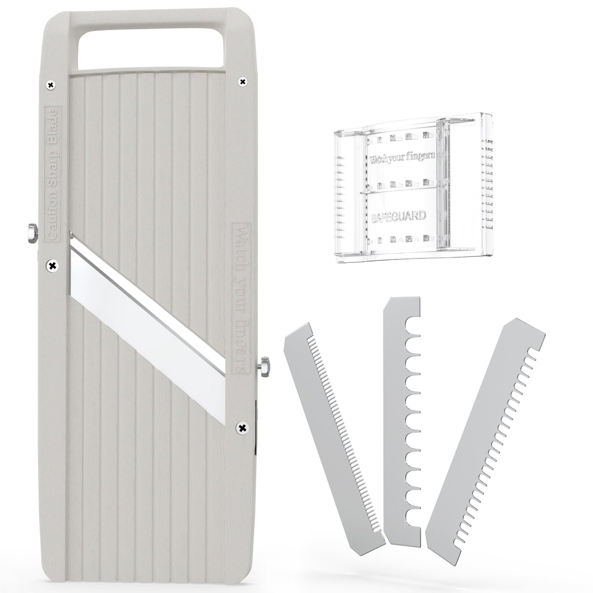 Vollum blades set with interchangeable options for precise slicing