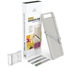Vollum handheld design comfortable to hold for controlled slicing