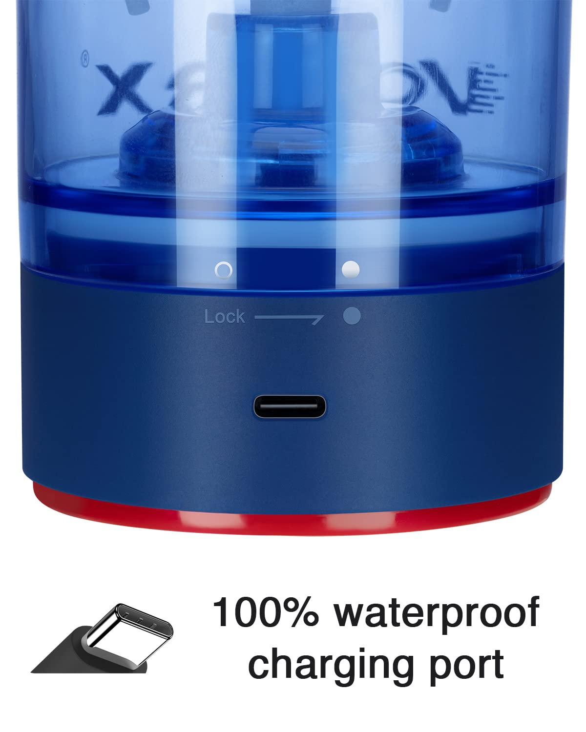 VOLTRX VortexBoost IPX5 waterproof body protects against splashes during workouts.