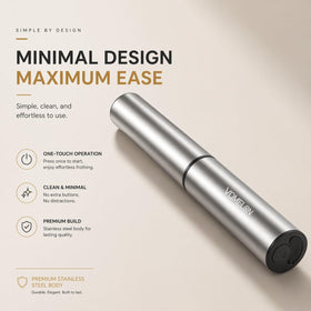 VOMELON ergonomic handle provides comfortable grip during frothing sessions
