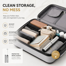 VOMELON storage tube keeps the frother clean and compact