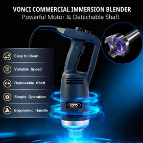 VONCI 16-inch removable shaft for easy cleaning and versatile prep.