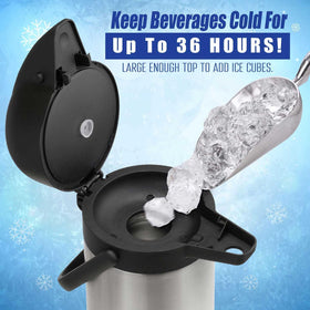 VONDIOR insulated 102 oz dispenser keeps hot or cold beverages