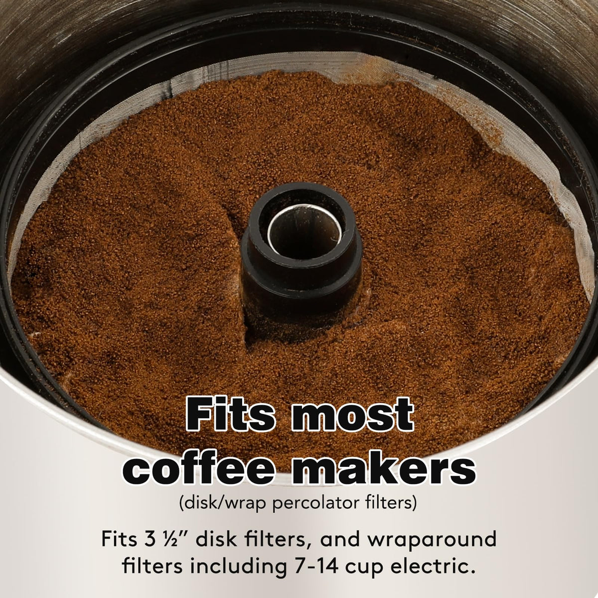 Vonluxin BPA-free filter cap design promotes cleaner, sweeter coffee