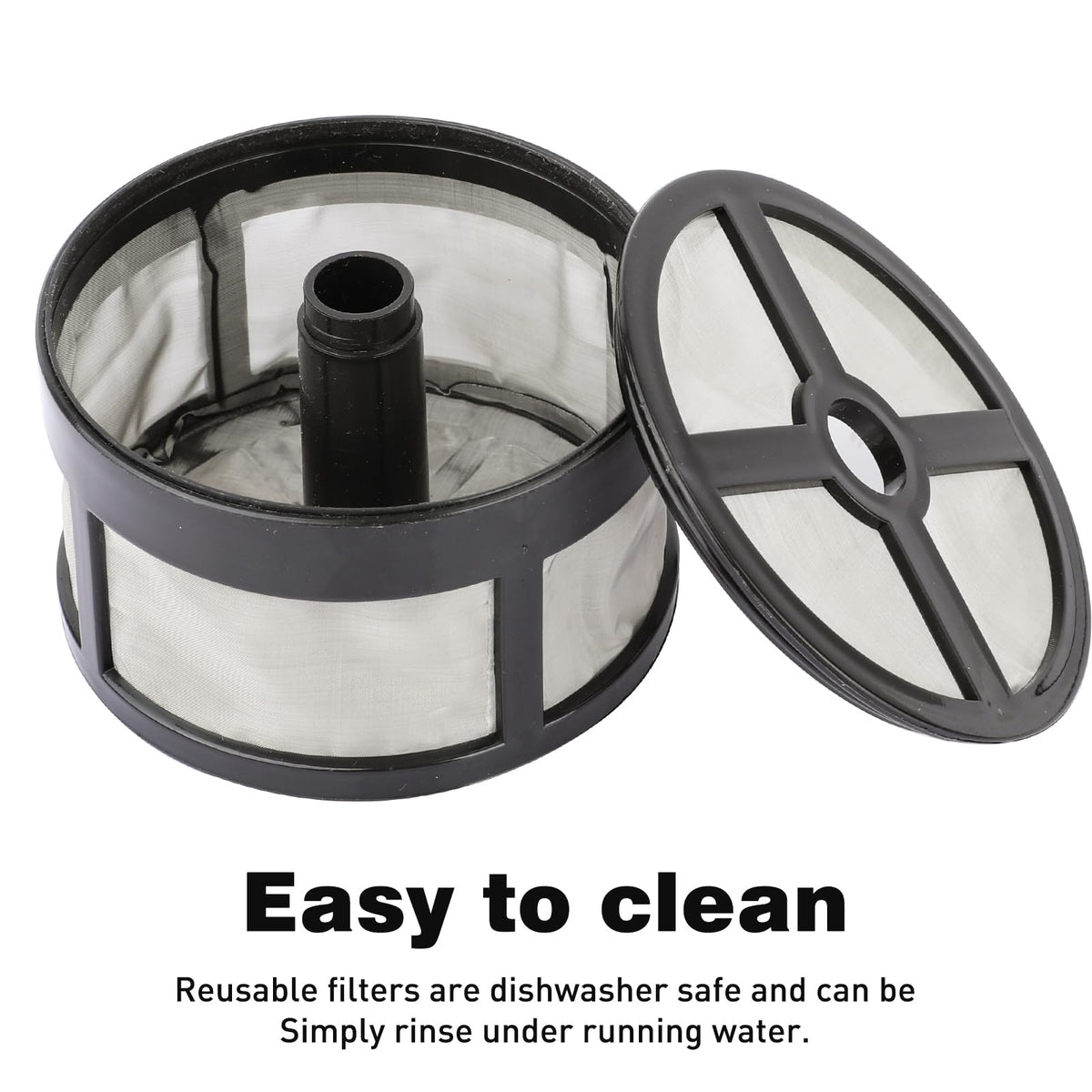 Vonluxin eco-friendly reusable filter reduces waste compared to paper