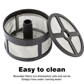 Vonluxin eco-friendly reusable filter reduces waste compared to paper