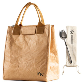 VonNova lunch bag front view with chic style ideal for work or campus.