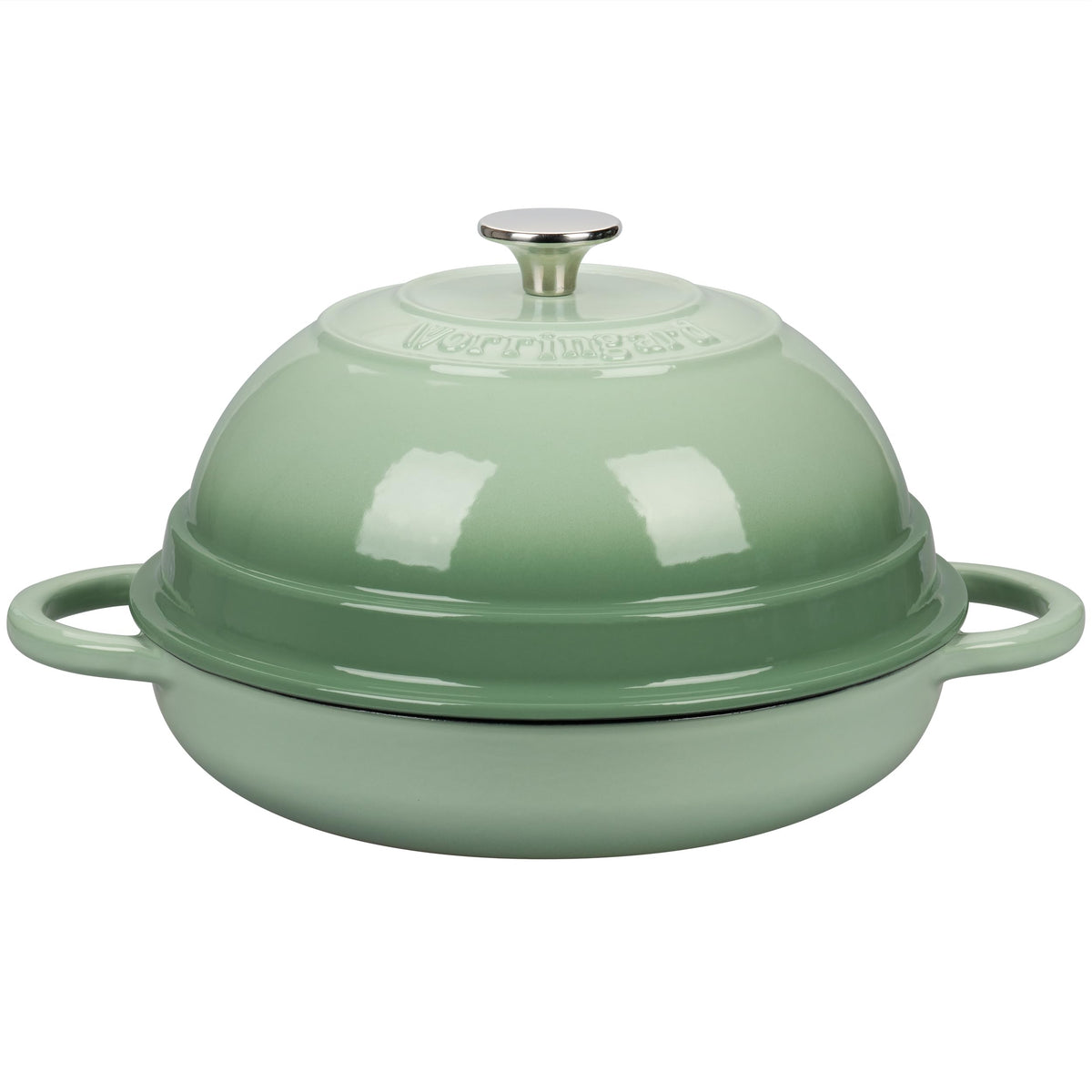VORRINGARD bread Dutch oven green lid for even heat and perfect crust.