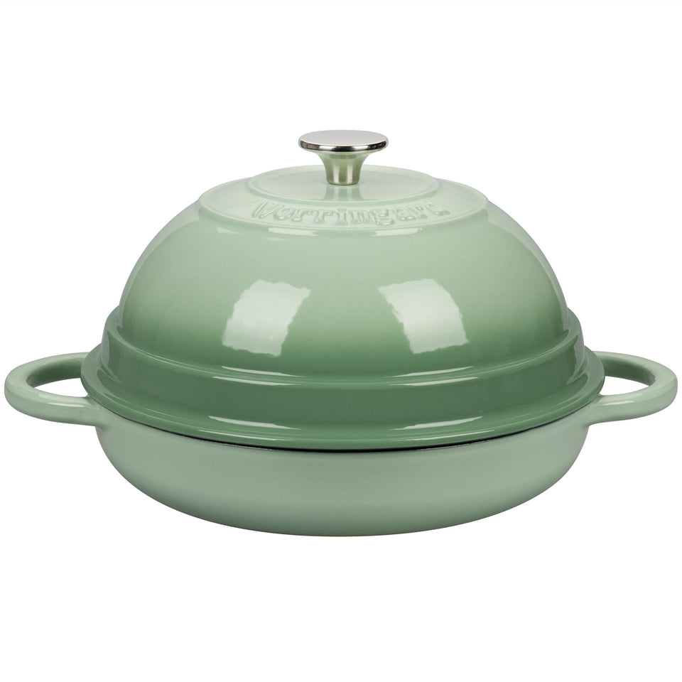 VORRINGARD bread Dutch oven green lid for even heat and perfect crust.