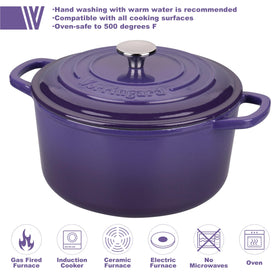 Vorringard Dutch oven ready for sourdough bread baking at home