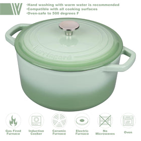 VORRINGARD Dutch oven looped handles for easy lifting