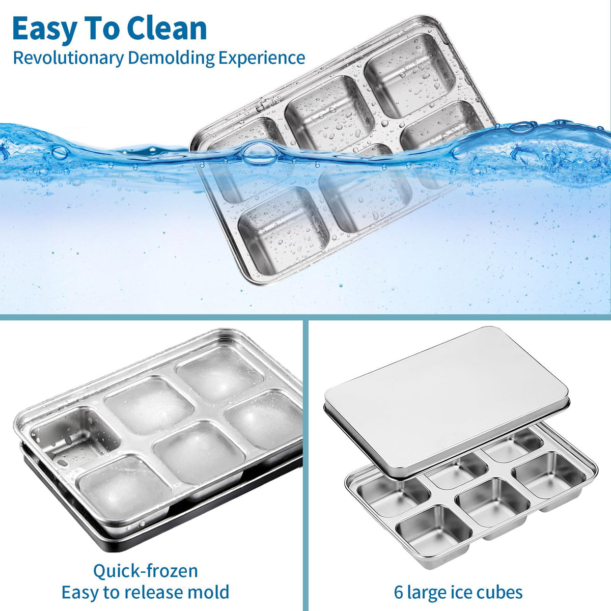 Seamless demolding of Vortihive tray using the easy release design.