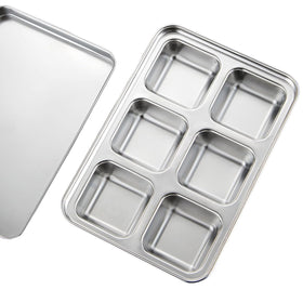 Vortihive ice tray on kitchen counter, dishwasher safe for simple cleaning.