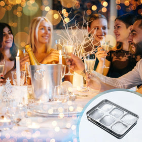 Vortihive two pack ice trays stacked for convenient storage.