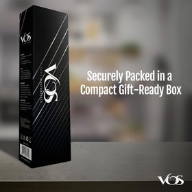 Vos lightweight handles provide balanced comfort during prep