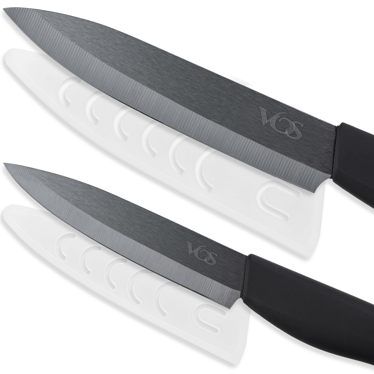 Vos dishwasher-safe ceramic knives simplify cleanup after meal prep
