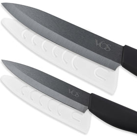 Vos dishwasher-safe ceramic knives simplify cleanup after meal prep