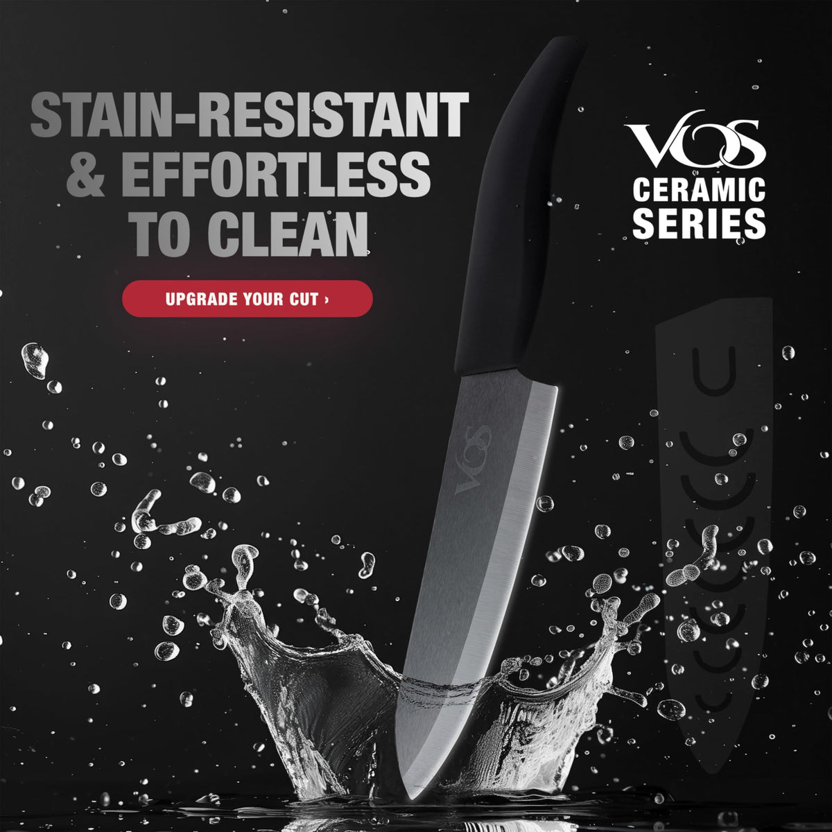 Vos rust-free blades resist staining and color changes after washing