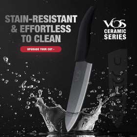 Vos rust-free blades resist staining and color changes after washing