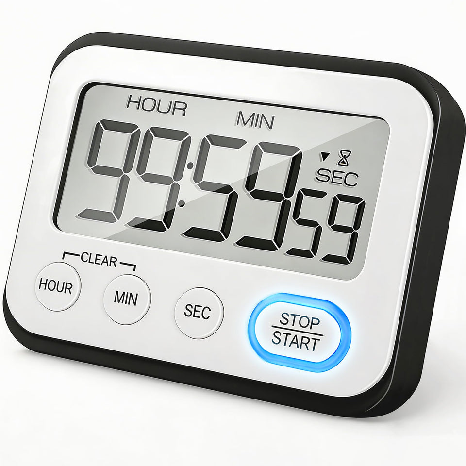 VOULOIR digital timer with magnetic back and loud alarm on front for classroom use