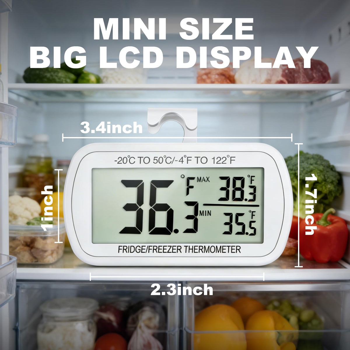 Vouloir magnetic back attachment for easy fridge mounting.