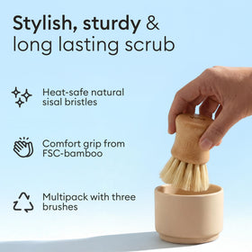 Vove second hard-bristle brush ready for heavy-duty cleaning