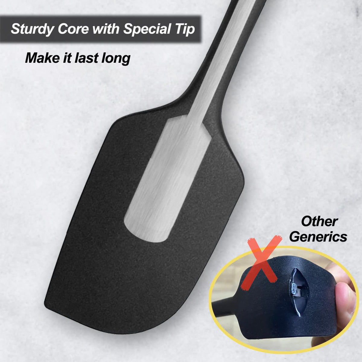 Vovoly BPA-free silicone spatula ensures safe food prep