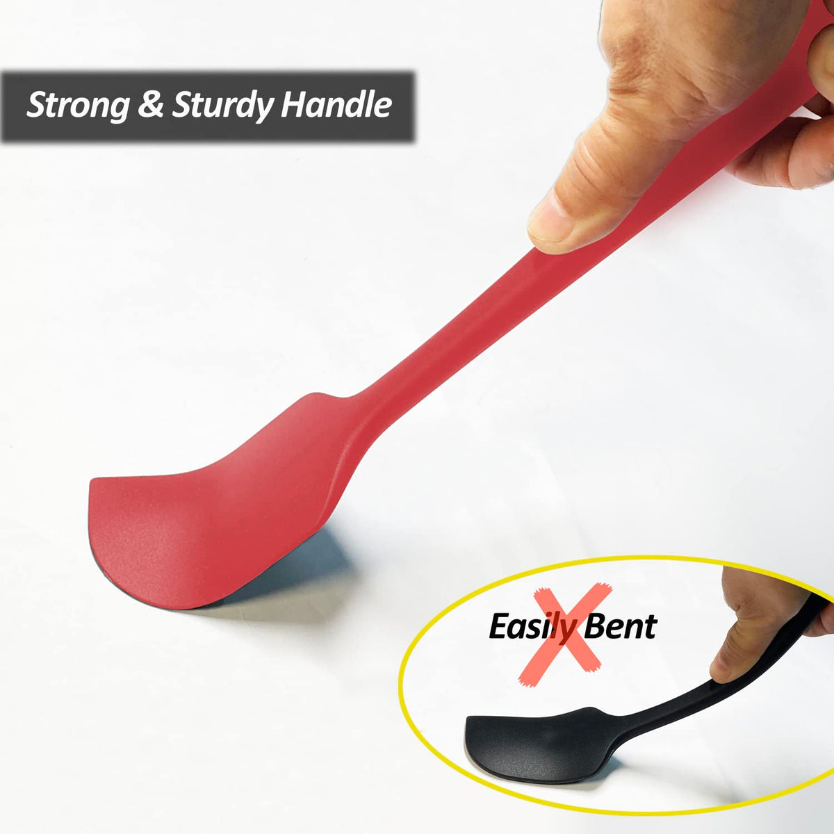 Vovoly dishwasher-safe spatula cleans quickly after cooking