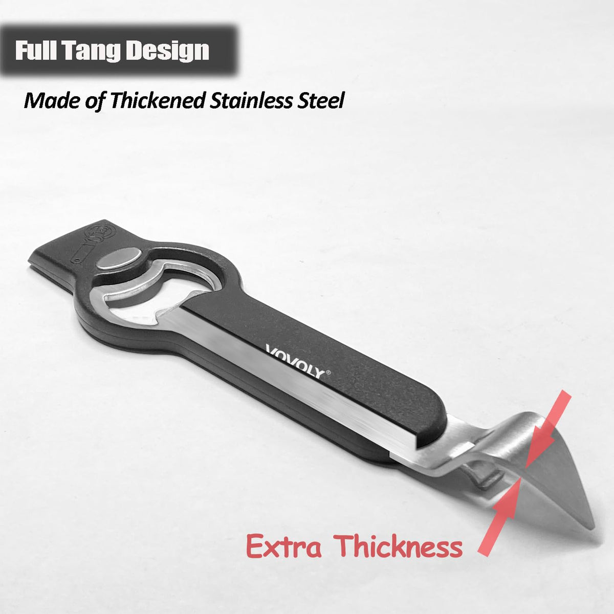Vovoly black finish with ergonomic grip for comfortable use