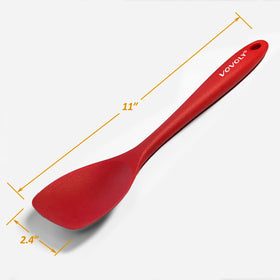 Vovoly BPA-free silicone spatula ensures safe contact with foods.