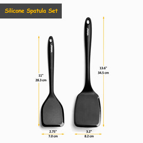 Vovoly burger spatula with solid design for sturdy flipping